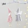 Soft Texture Home Decor Christmas Angel Doll Decoration, Plush Fairy Girl Pendant, Tree Hanging Decorative Garlands for Windows Ornament Winter