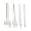 Punching Tools Hole Punch Set Tools White Steel 5Mm Spacing For Diy Projects 4Pcs
