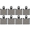 AHL Motorcycle Brake Pad Kit for Kawasaki ZZR 1400 ZZR1400 ZX1400 ZX 1400 A/B/C/D/F