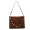Large Capacity Bag Women's Autumn Versatile New Retro Matte Shoulder Messenger Bag Chain Tote Bag