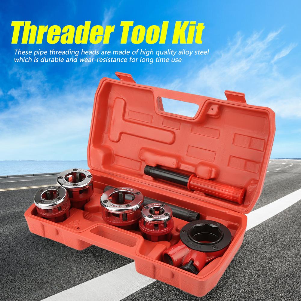 Dies Manual Plumber Pipe Threading Kit 1 2  3 4  1  1‑1 4  Threader Tool (#02)