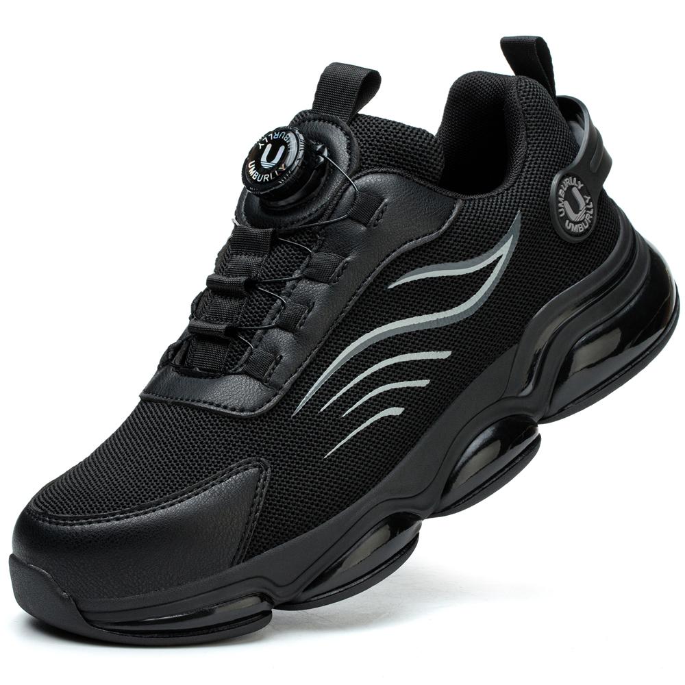 

Rotating Button Male Work Safety Shoes European Standard Steel Toe Protective Shoes Work Sneakers Indestructible Shoes Security 40