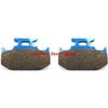 For SUZUKI RM250 RM 250 K,L 1989 - 1990 Off-road Semi-Metallic Brake Pads Set