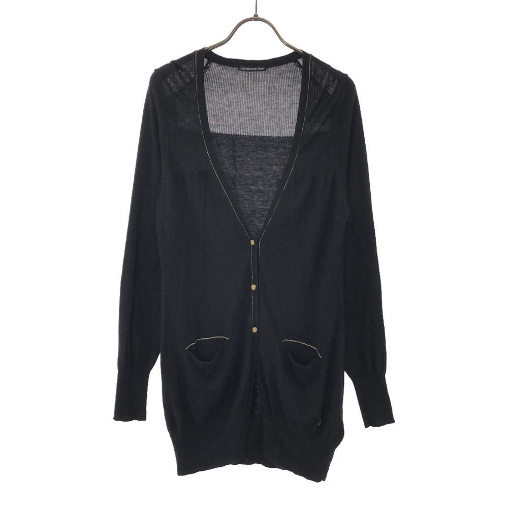 VIVIENNE TAM Long sleeve knit cardigan 1 black Women Used