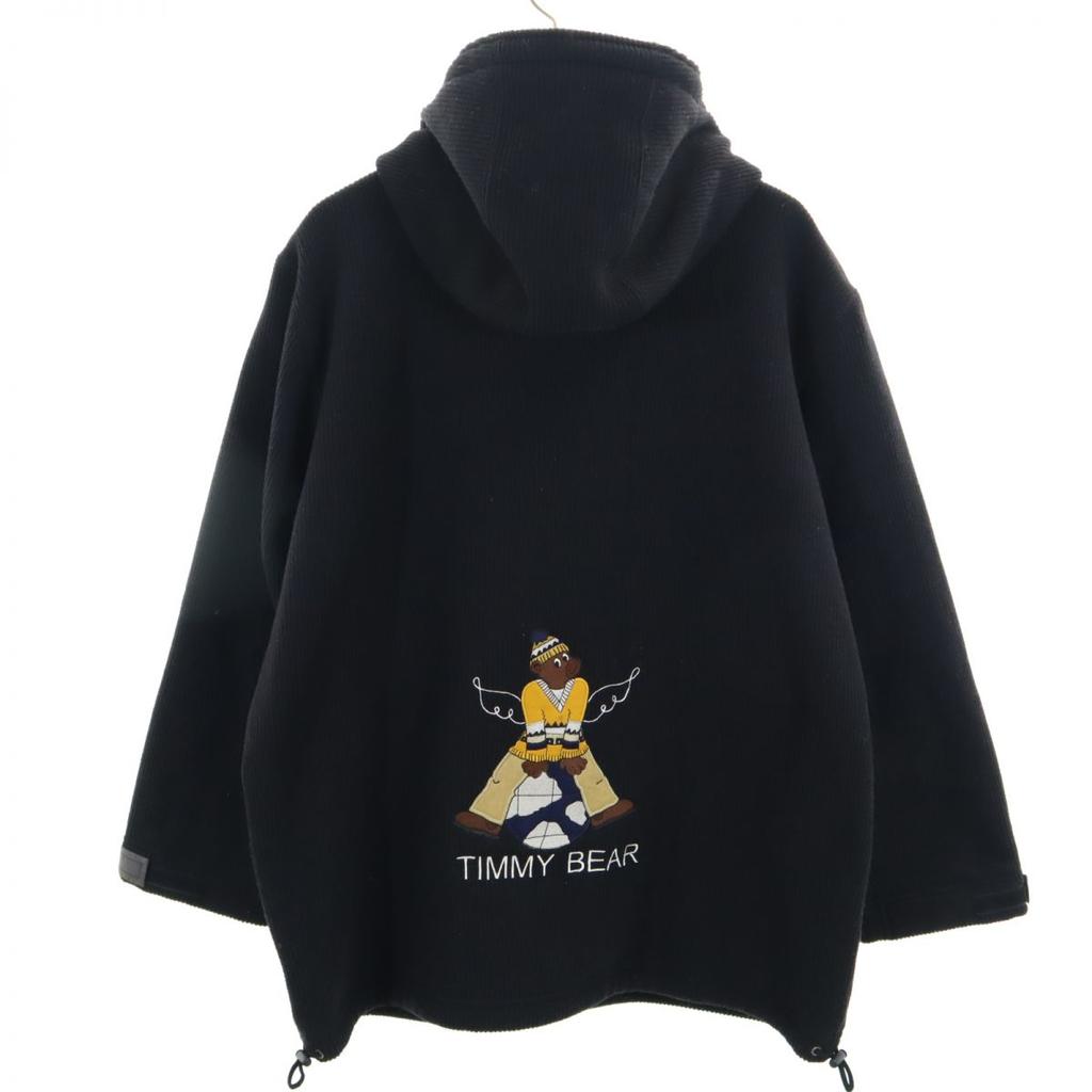 CASTELBAJAC KIDS SPORT Long Sleeve Corduroy Zip Hoodie M Black Series Kid's Used