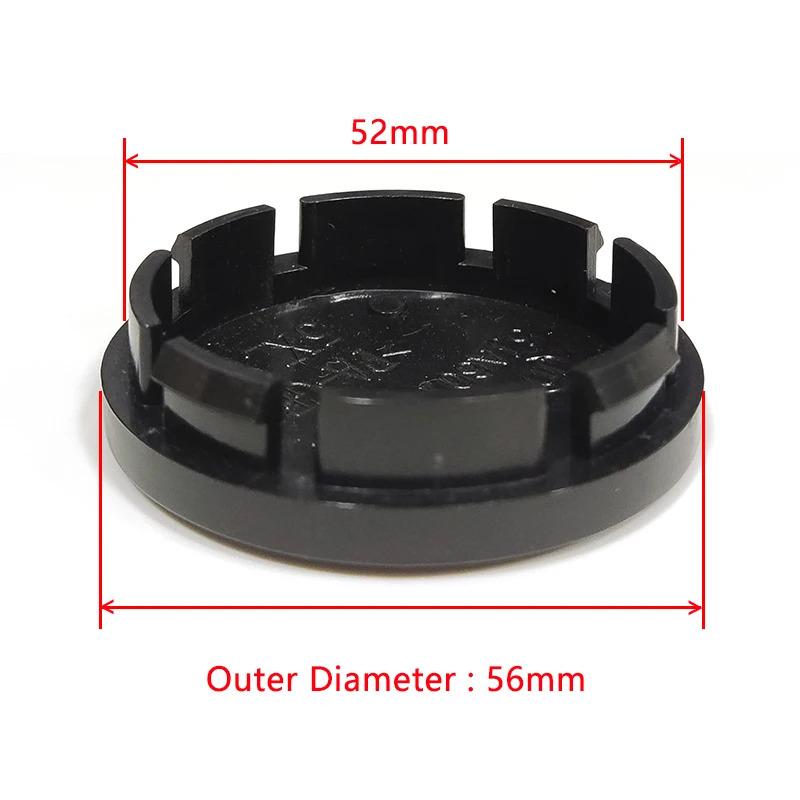 4pcs/Lot 56mm 60mm DS Car Wheel Center Hub Caps For DS Logo Stylish Hard Wearing Replacement Dust Cover Accessories