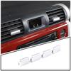 For Toyota FJ Cruiser 2007- ABS Air Conditioning Vent Adjustment Cover Decorative Sticker Interior Modification Accessories
