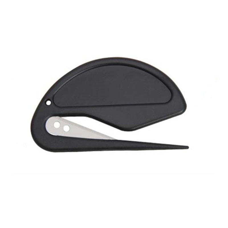 

4 шт., пластиковый нож для открывания писем, мини-острый нож для открывания писем, безопасный почтовый конверт, защищенное лезвие для резки бумаги 4pcs чёрный