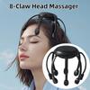 Octopus Claw Eight Claw Massager USB Charging Stress Relief Electric Head Massager Therapeutic Electric Multi-Point Massage
