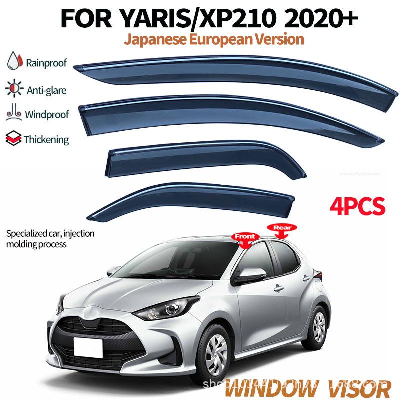 

Rain side or bright side window sun visor sunshade vent strip for Toyota Yaris XP210 2020
