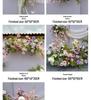 Mori Style Pink & Purple Cymbidium Flower Row for Wedding Aisle & Banquet Decoration