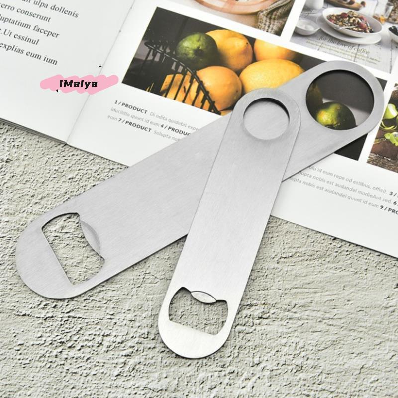M-Mini Apribottiglie Birra Durevole Acciaio Inossidabile Piatto Apribottiglie Tappi Velocità per Uomini Donne Cucina Bar Festa Tavola