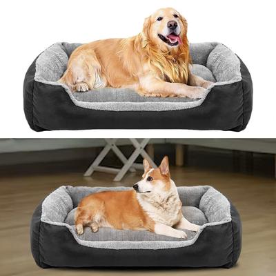 Dog Kennel Thick Fabric Dog Bed Cozy Pet Nest Thick Fabric Long-lasting Comfort for Cats Dogs Space Bed for Sleeping Experience