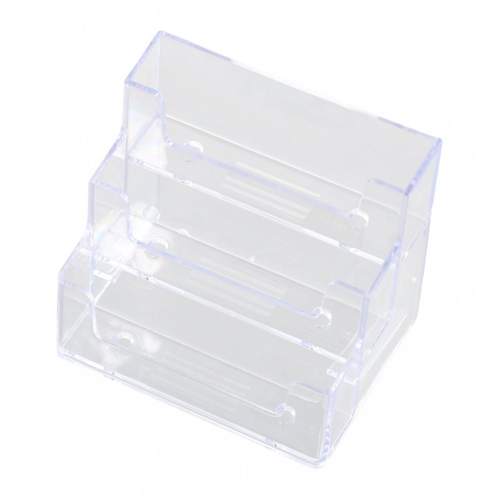 Tool Business Card Holder Transparent Display Easels