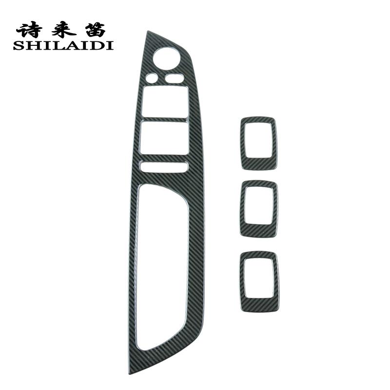 Stylizacja Samochodu Naklejka na Panel Pokrywy Podłokietnika Drzwiowego dla BMW X5 e70 X6 e71 Stal Nierdzewna Listwa Ozdobna Przycisków Podnoszenia Szyb