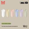 Mao Ren Women's 100% Cotton Breathable Mesh Boat Socks, 6 Pairs