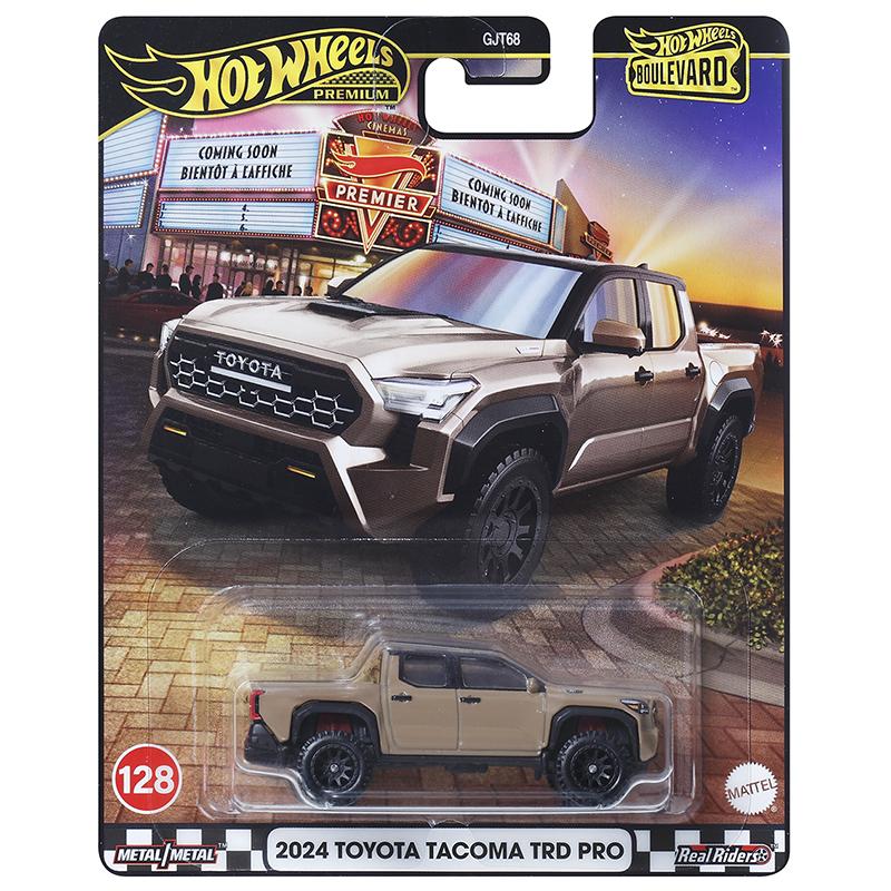

Hot Wheels Cars PREMIUM BOULEVARD 2024 Toyota Tacoma TRD Pro 1/64 Metal Diecast Model Collection Toy Vehicles GJT68-128
