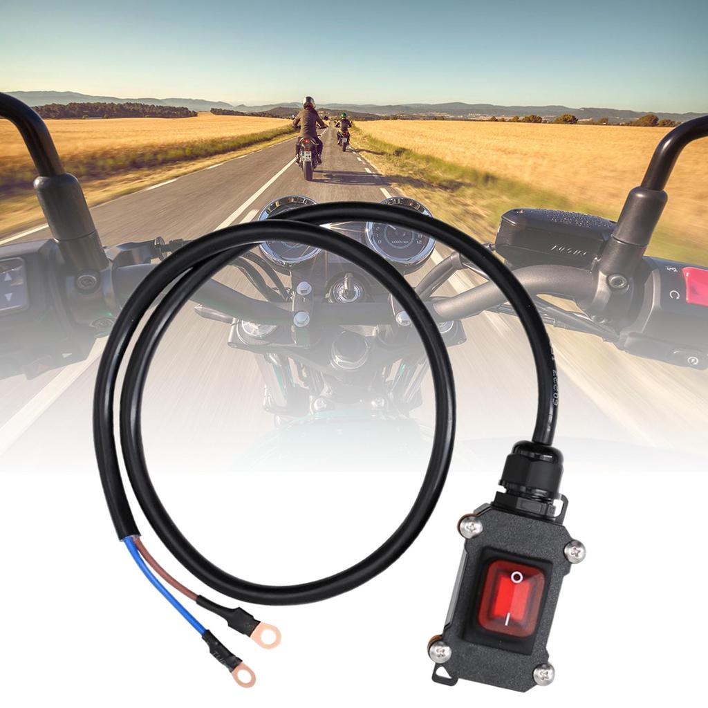 Battery Cut Off 12V/24V Cut Off Power Blocker Waterproof Motorcycle Battery Disconnect for Marine Boat Electrician Engineering