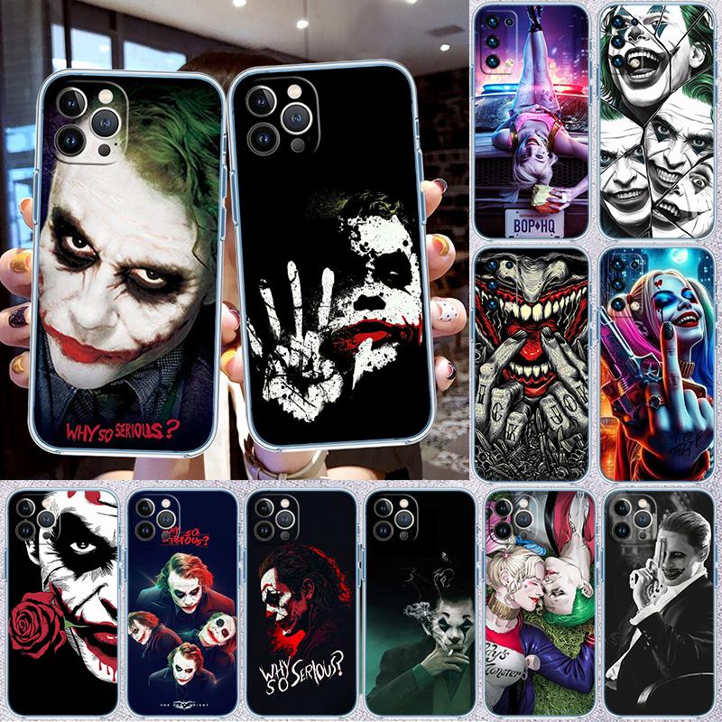 Joker Transparent Phone Case for Motorola Moto E13 E15 E20 E22 E22I E22S E30 E32 E40 E7 E7I G Plus Power Play Stylus G22 G14