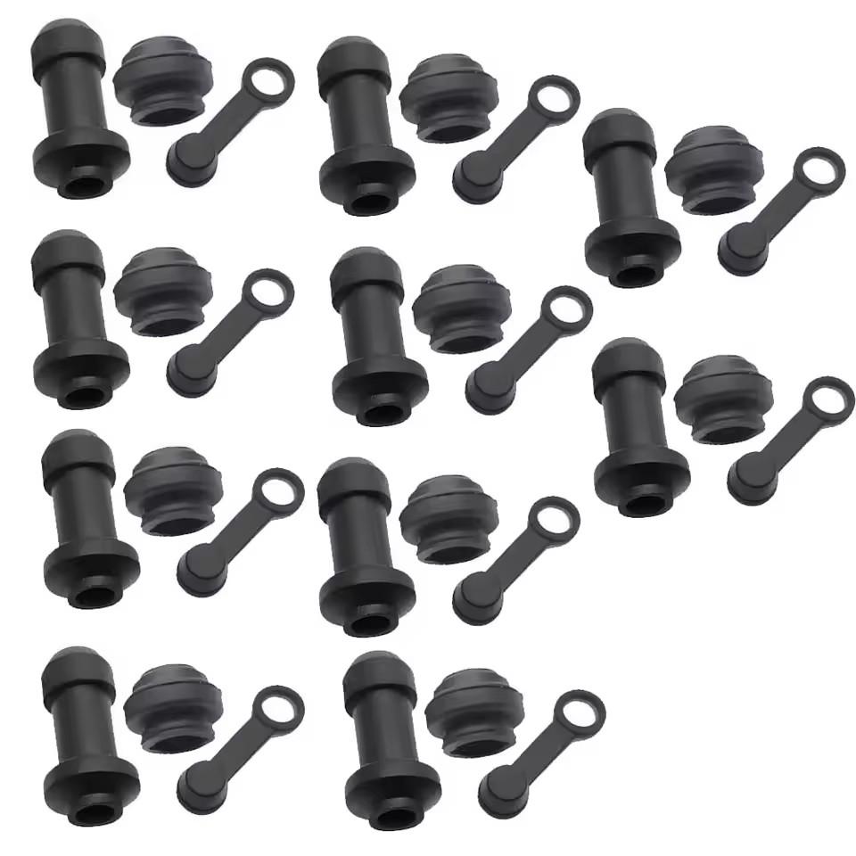 10/5/2 sets Motorcycle Scooter Brake Upper Lower Pump Caliper Shock Absorber Sleeve Dust Covers Disc Waterproof Rubber Caps