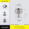 Four-Way Stainless Steel Inner and Outer Thread Elbow Reducer for Water Pipes