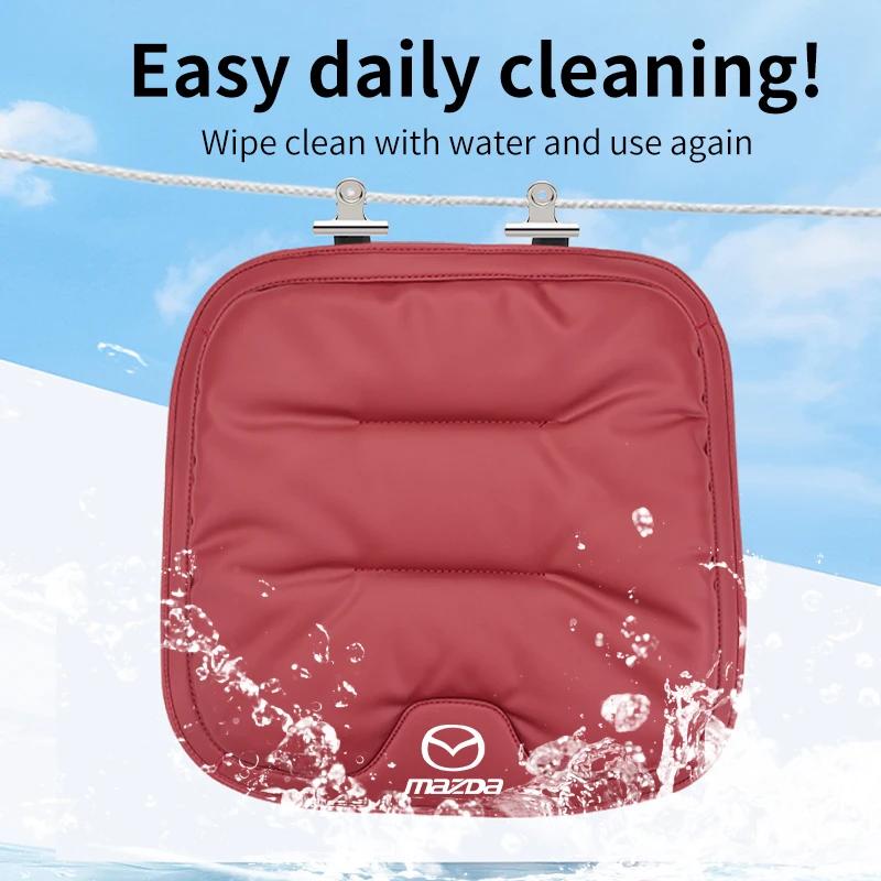 2025 Hot For Mazda 3 6 2 5 Axela Atenza CX3 CX5 MX3 MX5 MPE MS Universal Velour Car Seat Cover Leather Auto Backrest Protective