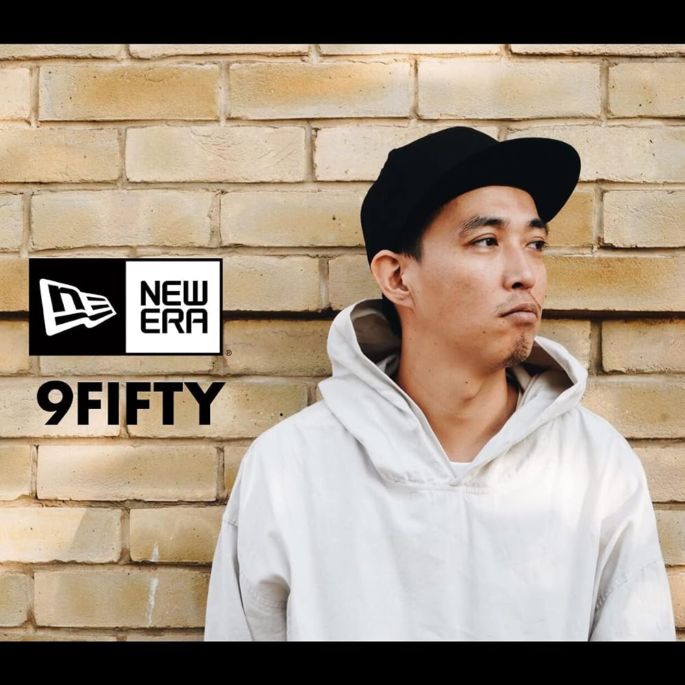 New Era 9FIFTY NE400 Snapback Baseball Cap, Plain, Men's/Women's, with 99HeadweaShop Sticker,