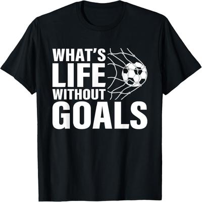 Lustiges Fußball Was ist das Leben ohne Tore Fußballspieler Jungen T-Shirt