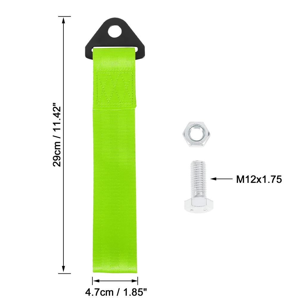 X AUTOHAUX Tow Strap Tow Hook Tow Hook Tow Rope Belt Hook Bumper Trailer