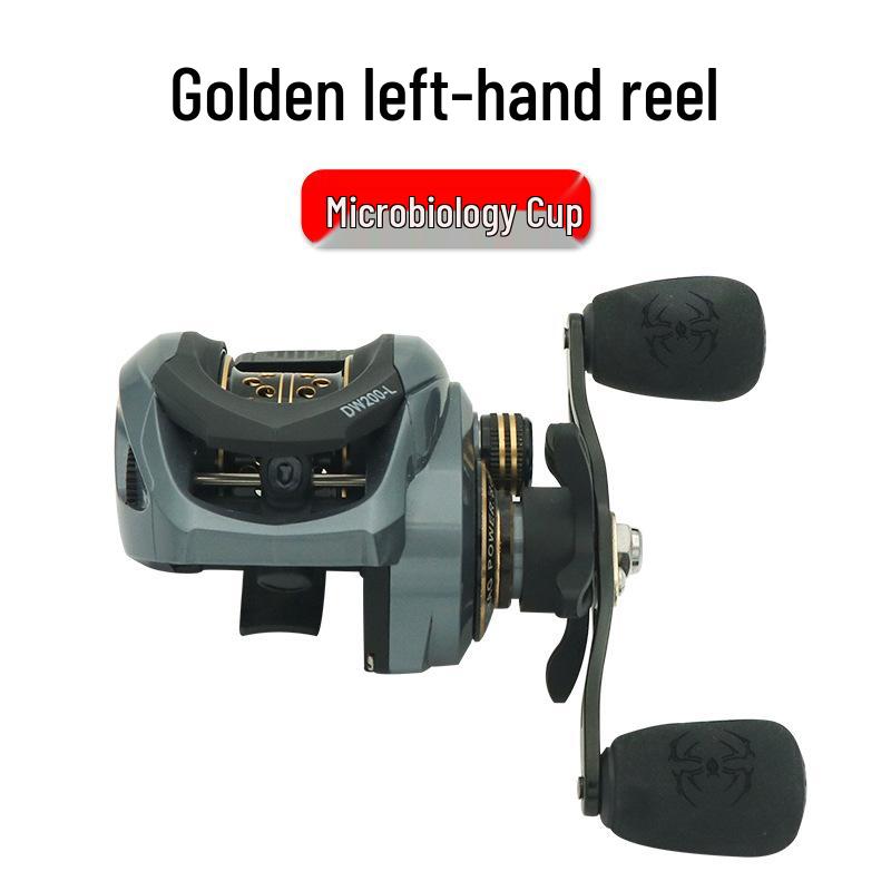 All-Metal Anti-Backlash Baitcasting Reel with Long Cast & Double Brake for Blackfish Lure Fishing