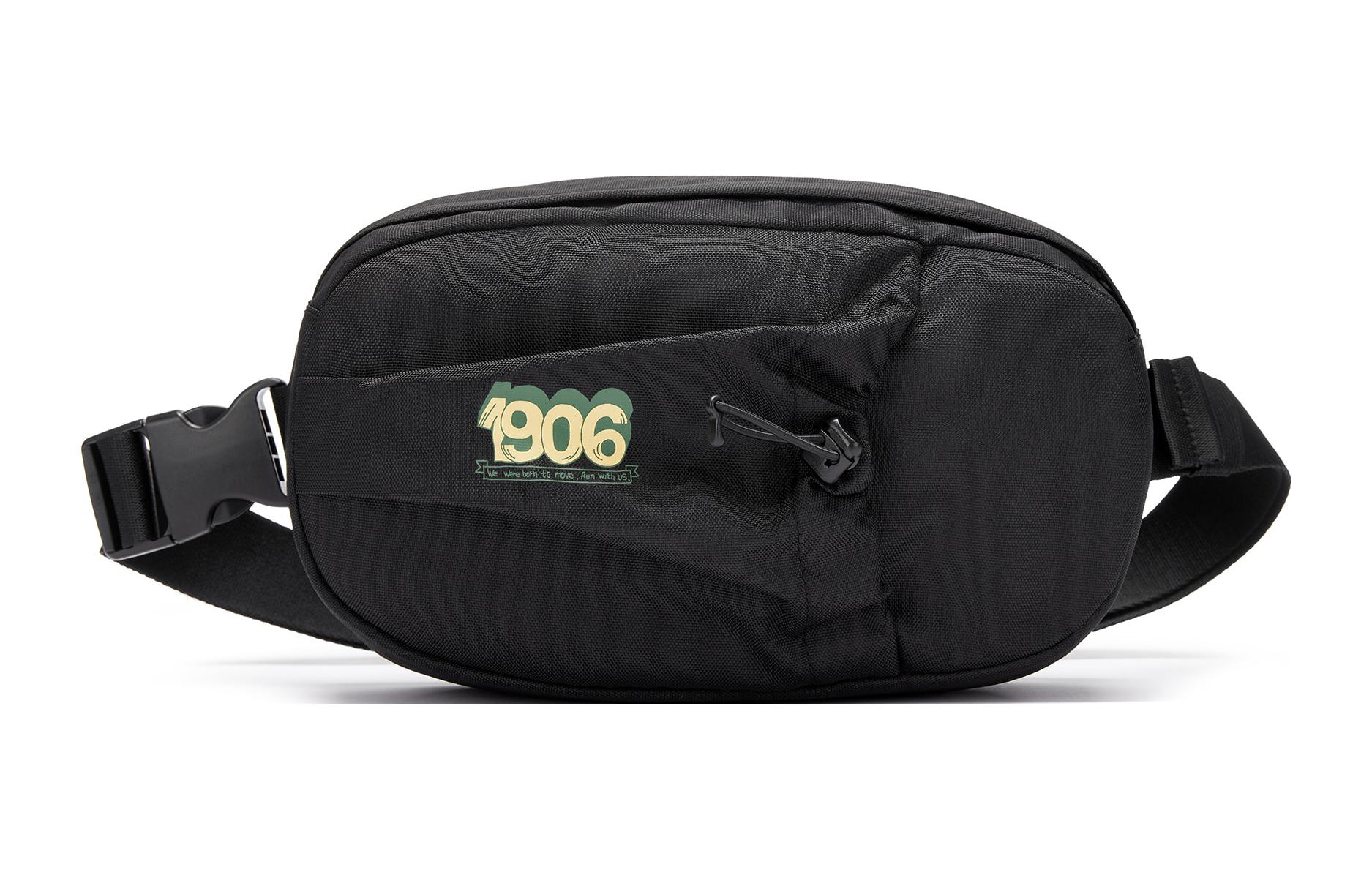 New Balance Fabric Sling Bag, Fanny Pack Small Unisex Black LAB33415-BK Small