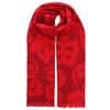 Nanjiren Women's Custom Embroidered Chinese Red Scarf