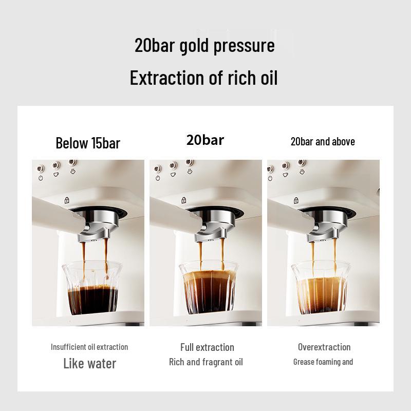 Italian Semi-Automatic Espresso & Milk Frothing Machine for Home or Office