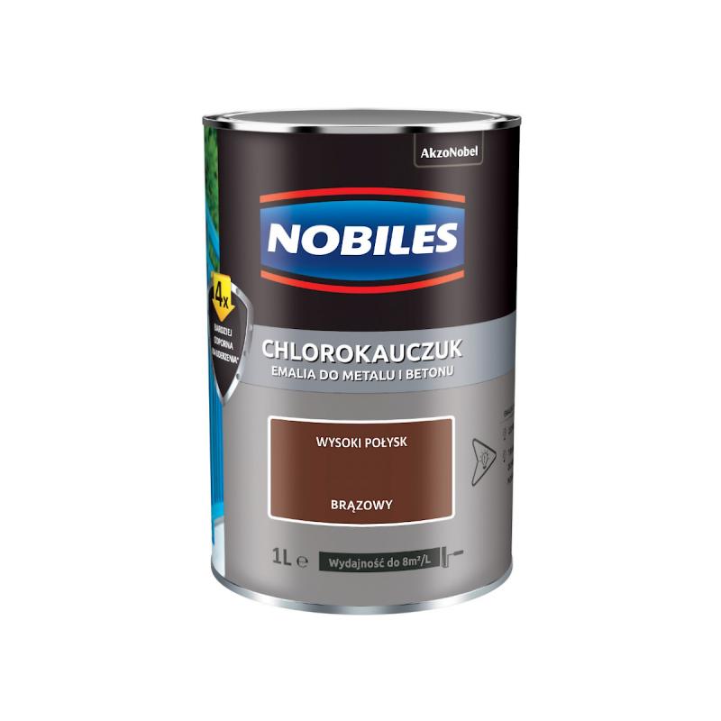 Brown Chlorine Rubber Enamel 0.9L - 5Emch.Brą1.0