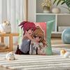 Anime Toradora Kissenbezug Seidig Elegant Komfort Sofa Bett Unsichtbarer Reißverschluss