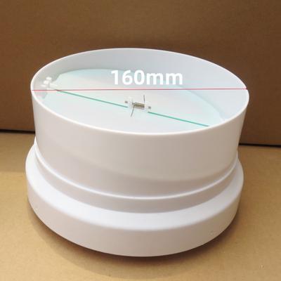 Rohrrückschlagventil Geruchshemmend Rückflussverhinderung Haushalt Für Sanitär HVAC 16x16cm PVC-Rohrrückschlagventil Kraftstoffrückschlagventil