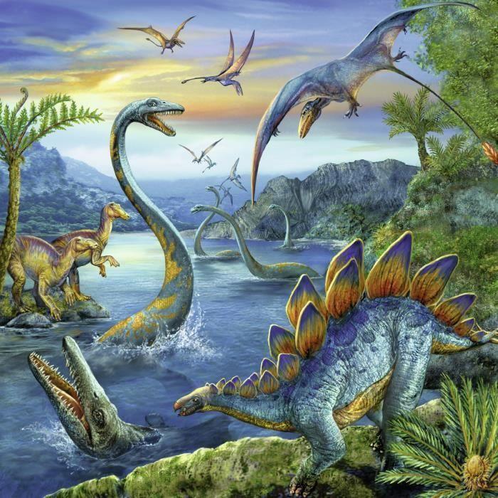 Puzzles 3x49 Pièces - La Fascination Des Dinosaures - Ravensburger - Lot De Puzzles Enfant - Dès 5 Ans