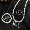 Women's Fashion Imitation Zircon Necklace Earrings Bracelet Zircon Set Suitable for Wedding, Party, Festival Gifts-5042