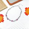 Gusien Jewelry's Midsummer Night's Dream 5-Piece Set: Necklace, Pendant, Ring, Earrings & Bracelet in Red Hot Style.