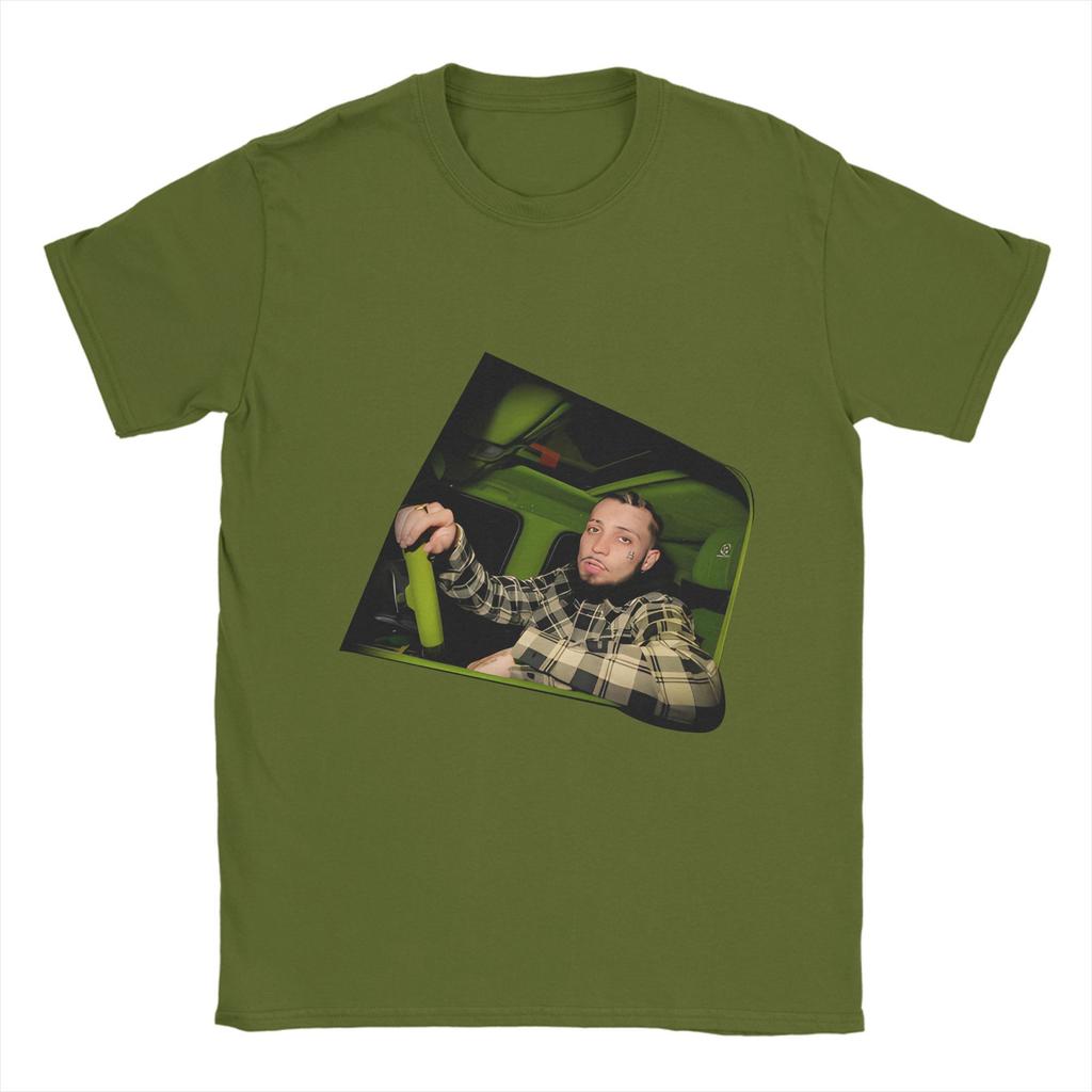 Bawełniana koszulka rapera Jc Reyes dla mężczyzn na lato   Hip Hop   Koszulki vintage z okrągłym dekoltem Hip Hopowa koszulka odzież projektowa plus size