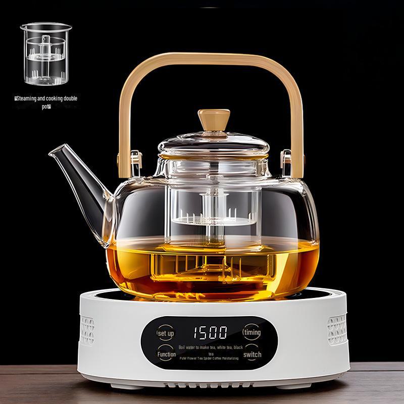 Michu Electric Ceramic Stove Tea Maker: Compact Automatic Water Boiler with Heat Preservation.