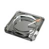 Premium Crystal Ashtray for Home and Office with Custom Logo Engraving - Elegant Gift for Living Rooms, KTV, and Corporate Settings