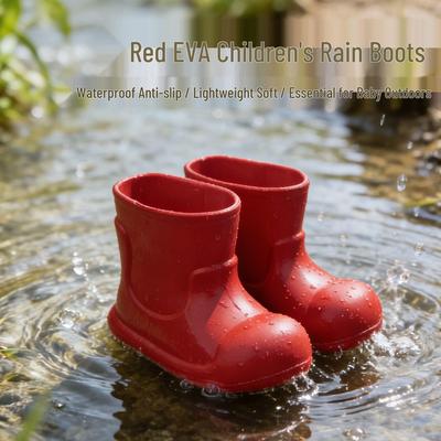 Non-Slip Waterproof EVA Cartoon Rain Boots for Kids - Lightweight & Perfect for Kindergarten