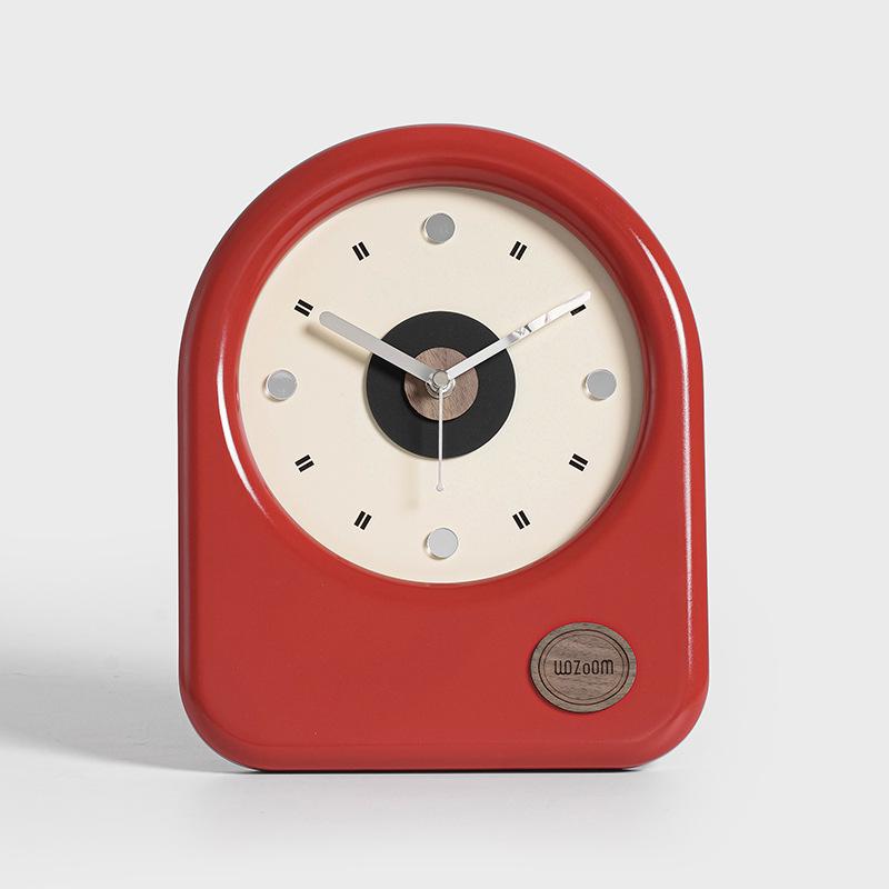 Wozoom Elegant Table Clock for Living Room, Entryway, or TV Cabinet - Stylish Desktop Decoration.