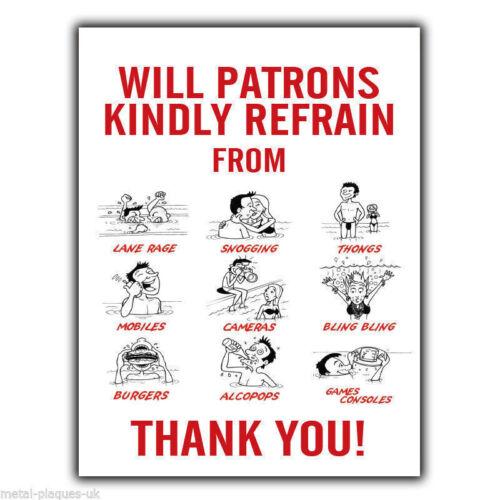 SIGN METAL WALL PLAQUE SWIMMING POOL RULES HOT TUB funny humorous poster bar pubAluminum 20x30cm(7.8x11.8inch)