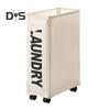 Laundry Basket with Wheels Easy Movement Large Capacity Foldable Design Waterproof Laundry Basket Dirty Clothes Hamper