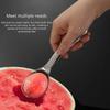 Easy to Use Steel Dessert Spoon Steel Scoops Practical Ice Cream Spoon Convenient Ice Hockey Making Tool
