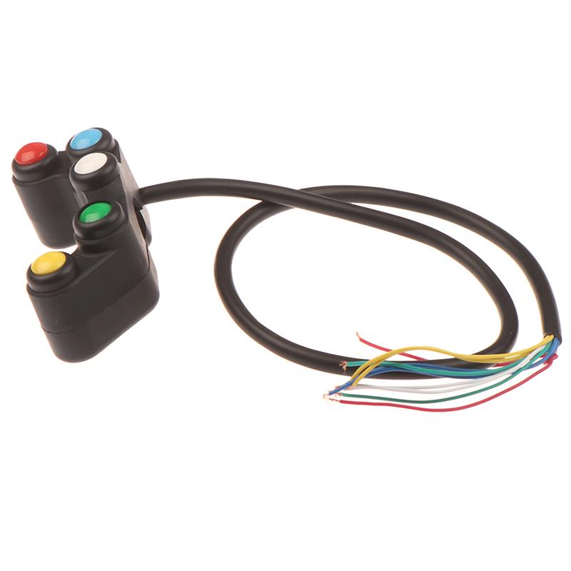 

Модифицированный переключатель функций мотоцикла с пятью основными переключателями функций и самоблокирующимся автоматическим возвратным переключателем фар