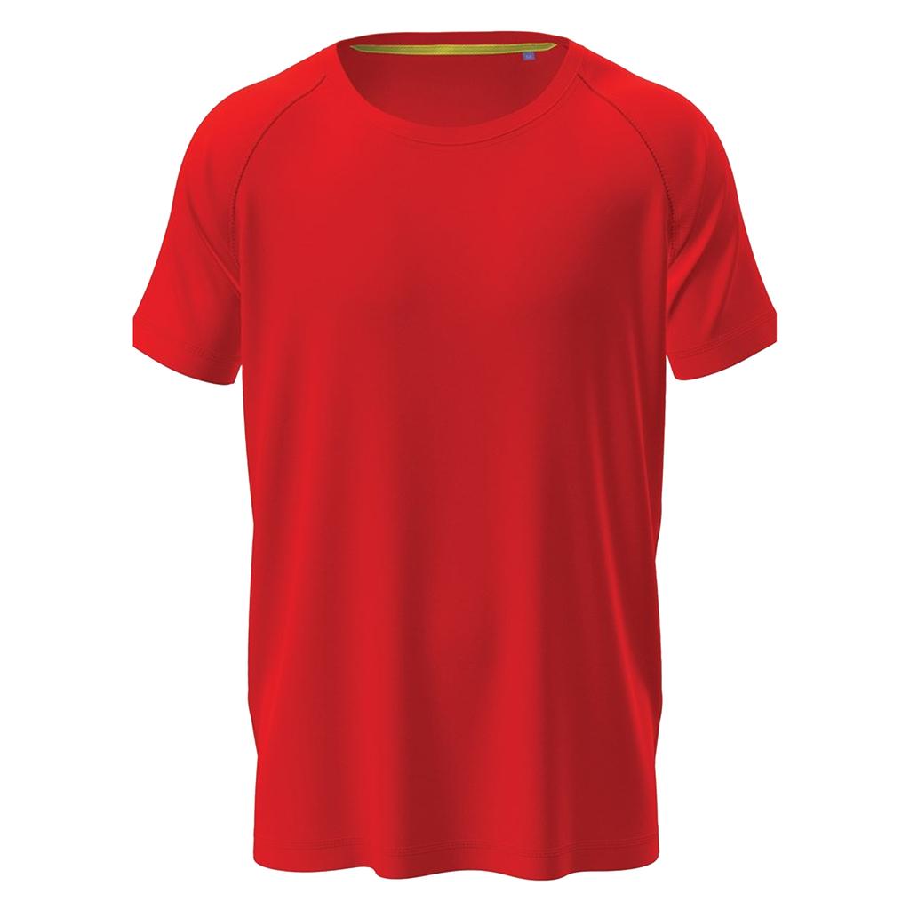 Stedman Mens Active Raglan Mesh T-Shirt