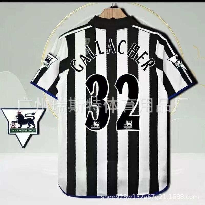 Retro Football Jerseys Collection Arsenal Newcastle PSG AC Milan Vintage Soccer Shirts Bamboo Fiber Breathable Sport Wear